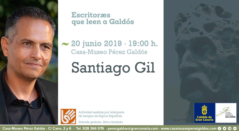 Casa Museo Pérez Galdós: Santiago Gil presenta “El gran amor de Galdós”